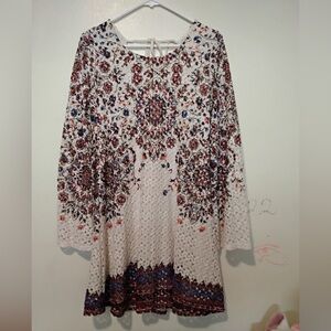 Xhilaration Cream Lace Blouse